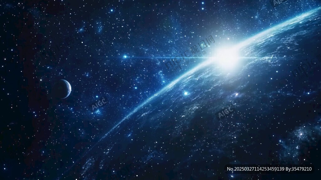 夢幻宇宙星空壯麗景象