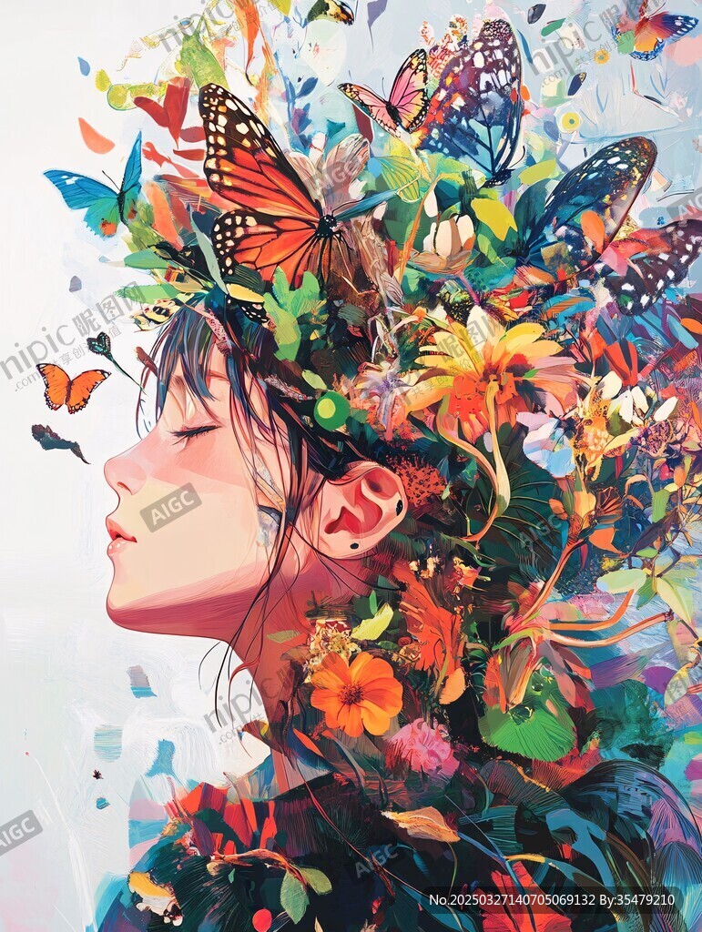 夢幻花蝶少女