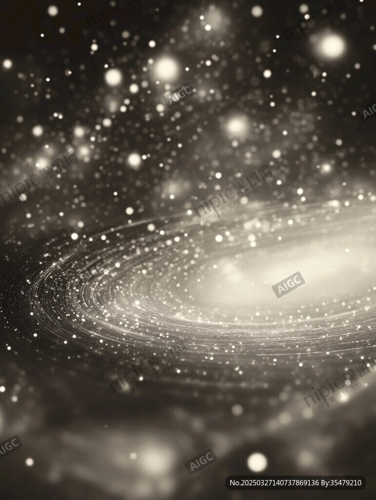 夢幻星系 璀璨星空背景