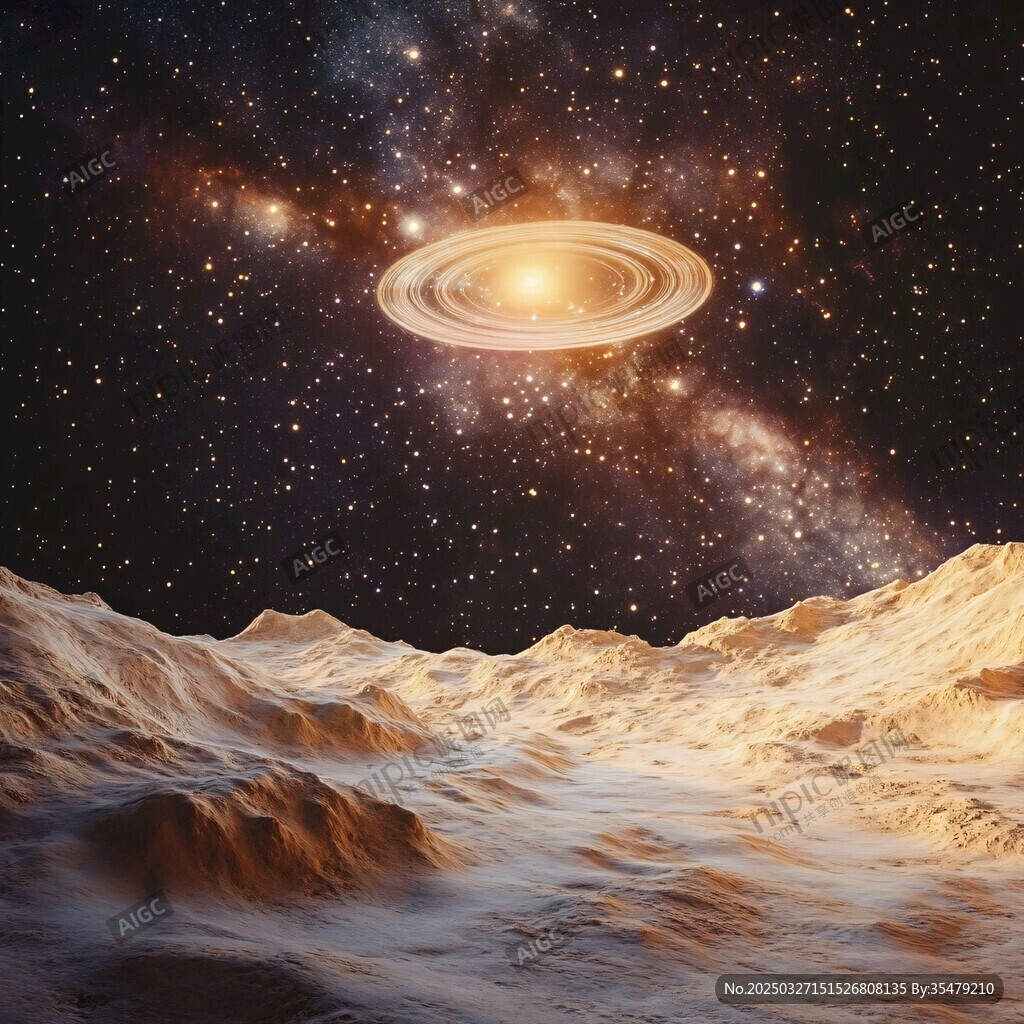 夢(mèng)幻星球與璀璨宇宙景觀