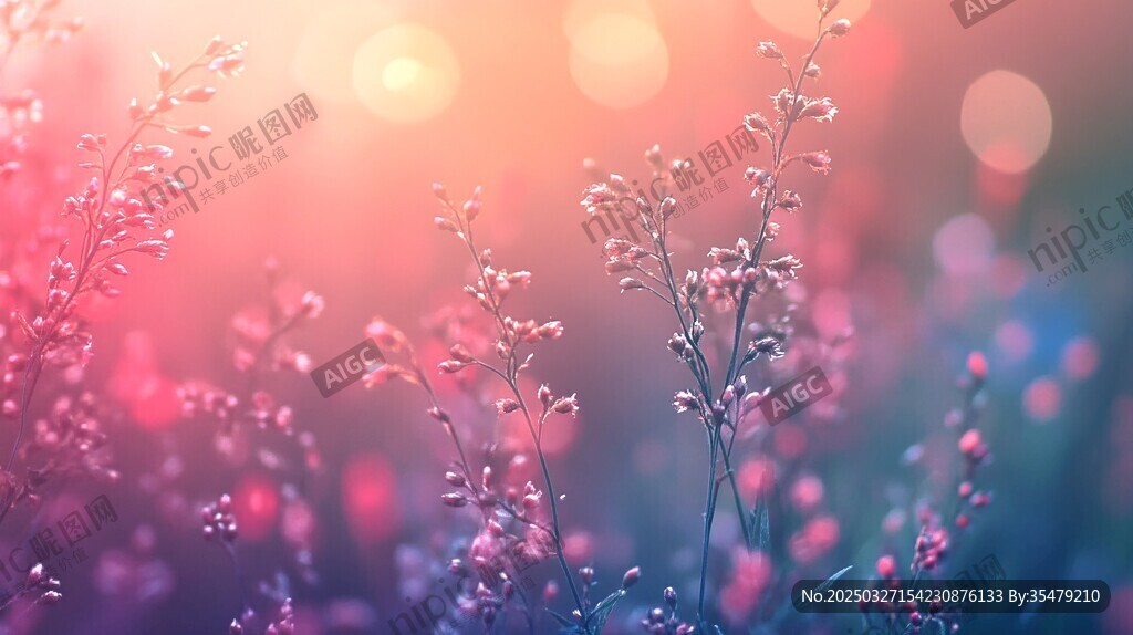 夢幻花海 浪漫光影之美
