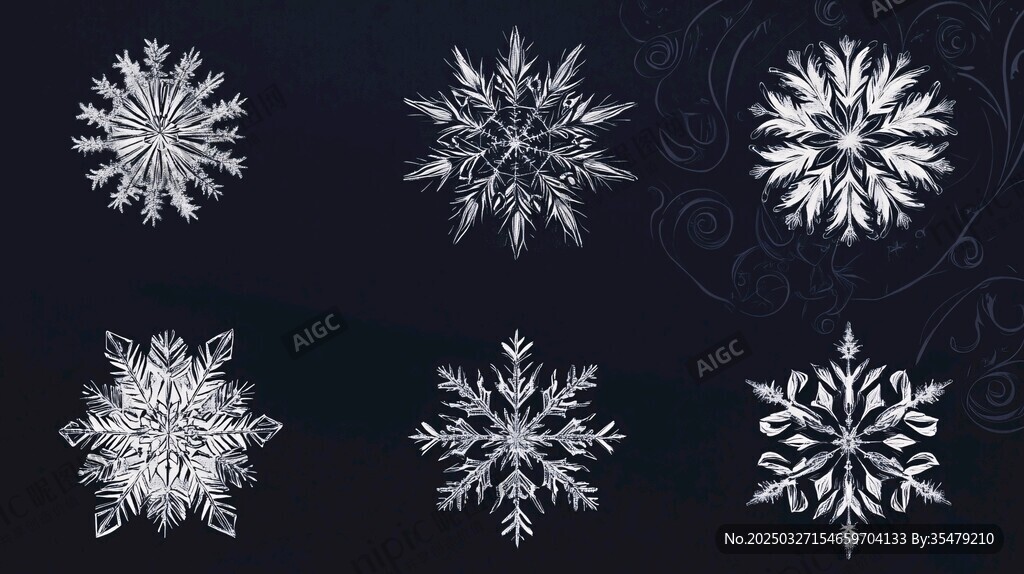 精美雪花圖案集合