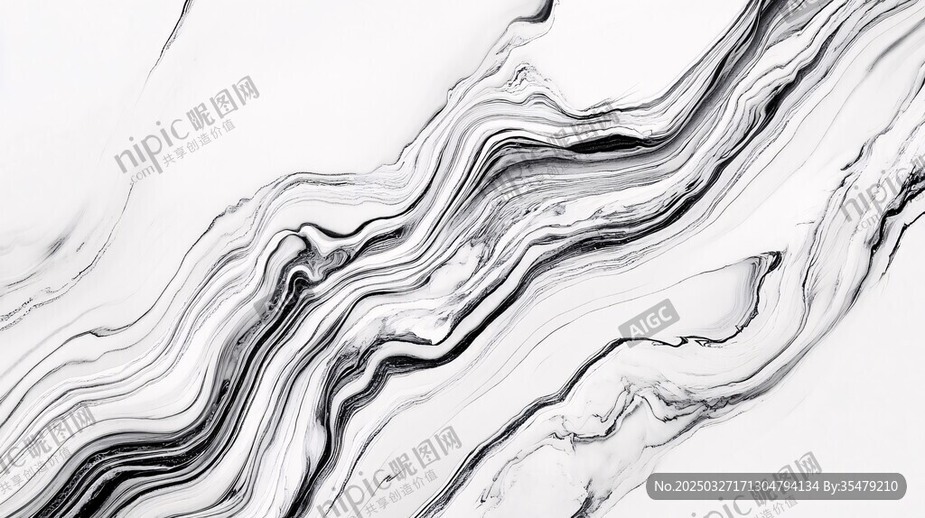 黑白水墨紋理抽象藝術(shù)圖