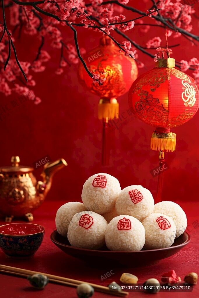 新春佳節(jié)的甜蜜湯圓景象