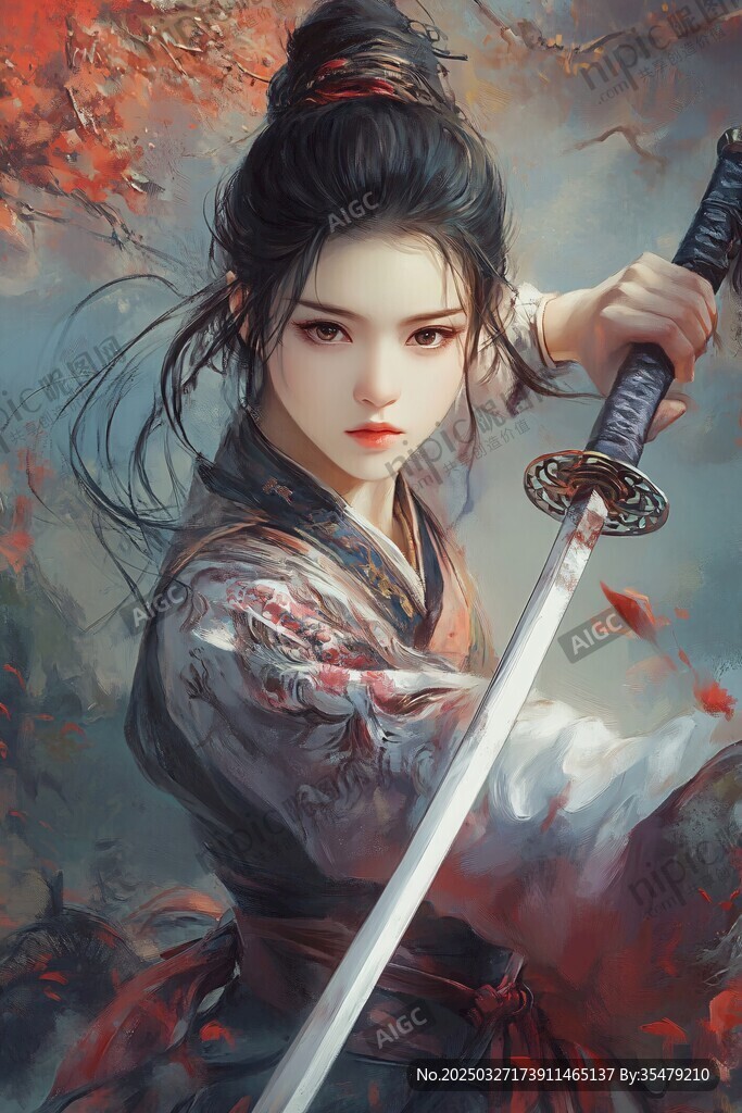 持劍女俠 颯爽風(fēng)姿