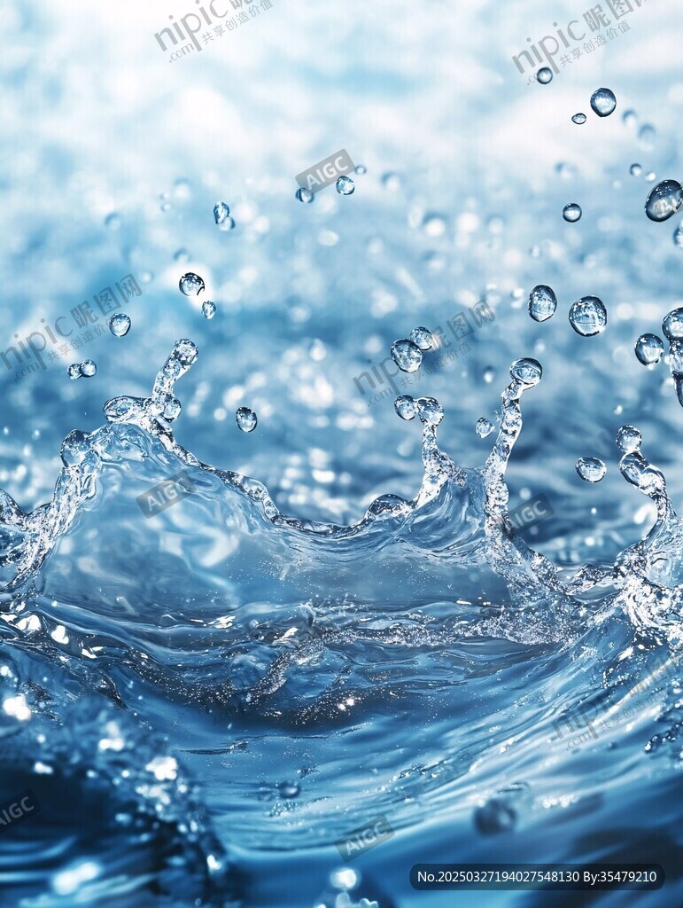 水滴飛濺的靈動瞬間