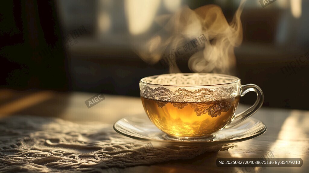 窗邊熱茗 氤氳茶香暖時(shí)光