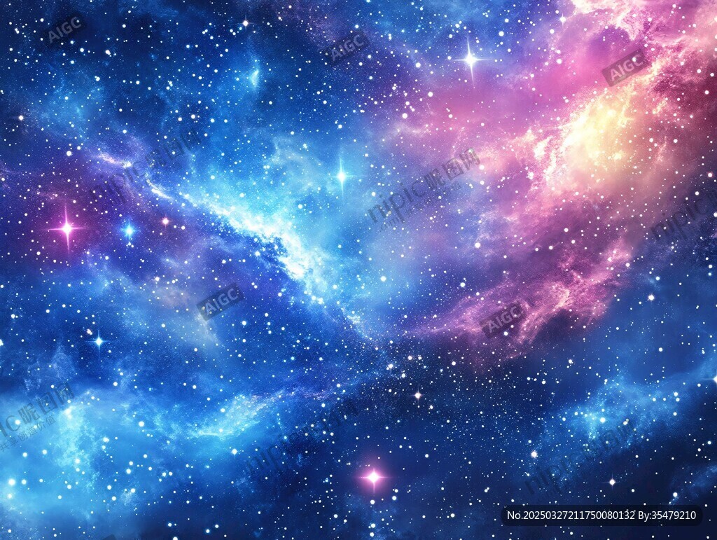 夢(mèng)幻絢麗的璀璨星空