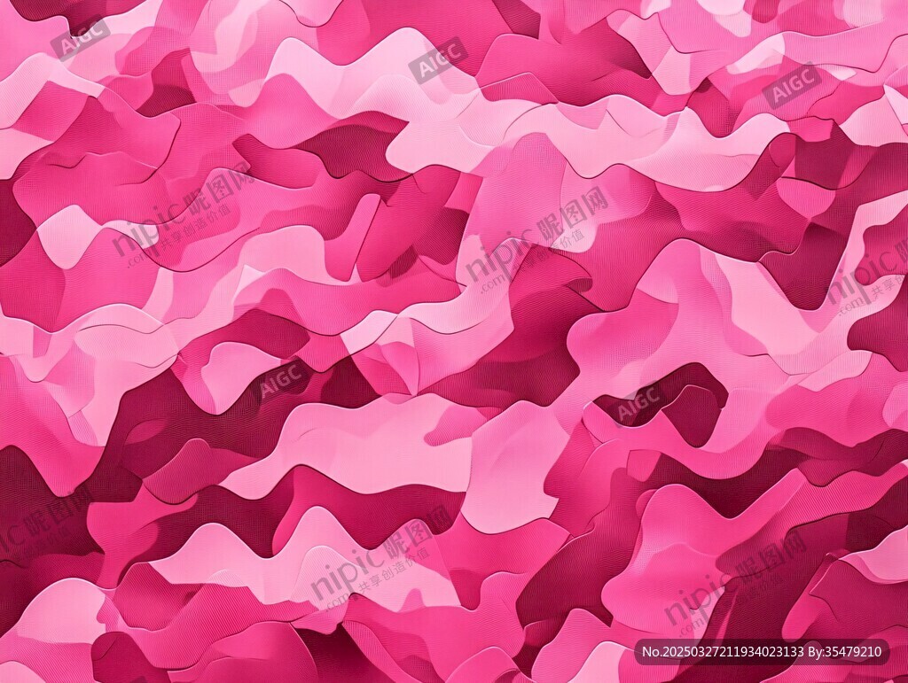 粉色波浪紋理抽象背景圖