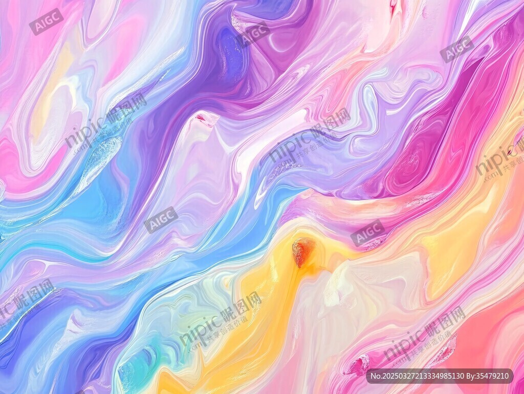 夢幻多彩流體藝術背景