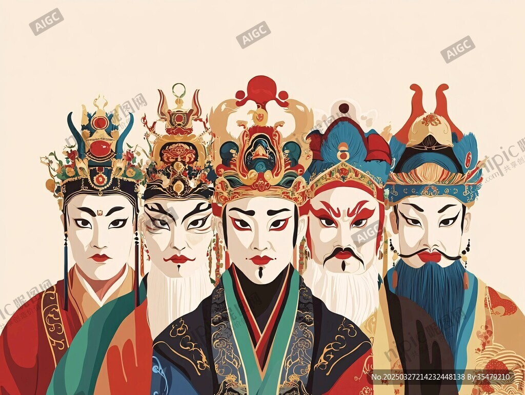 京劇角色人物形象展示