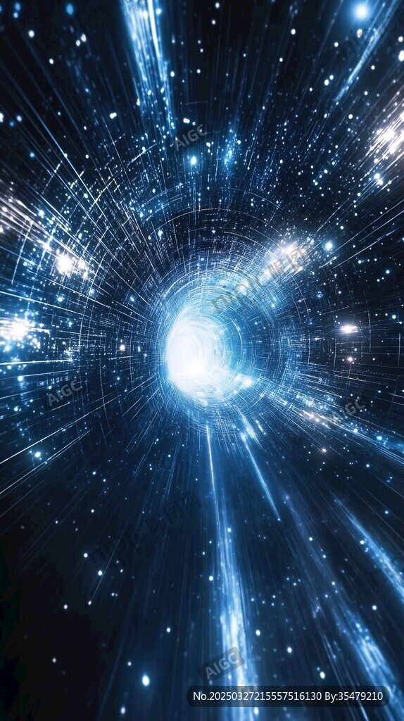 璀璨星芒宇宙空間景象
