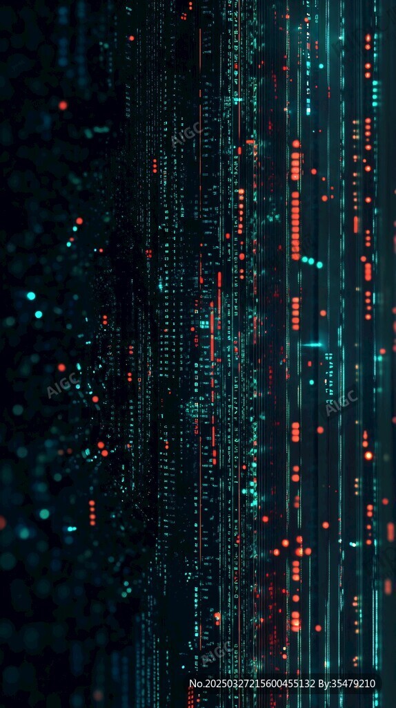 數字矩陣科技背景畫面