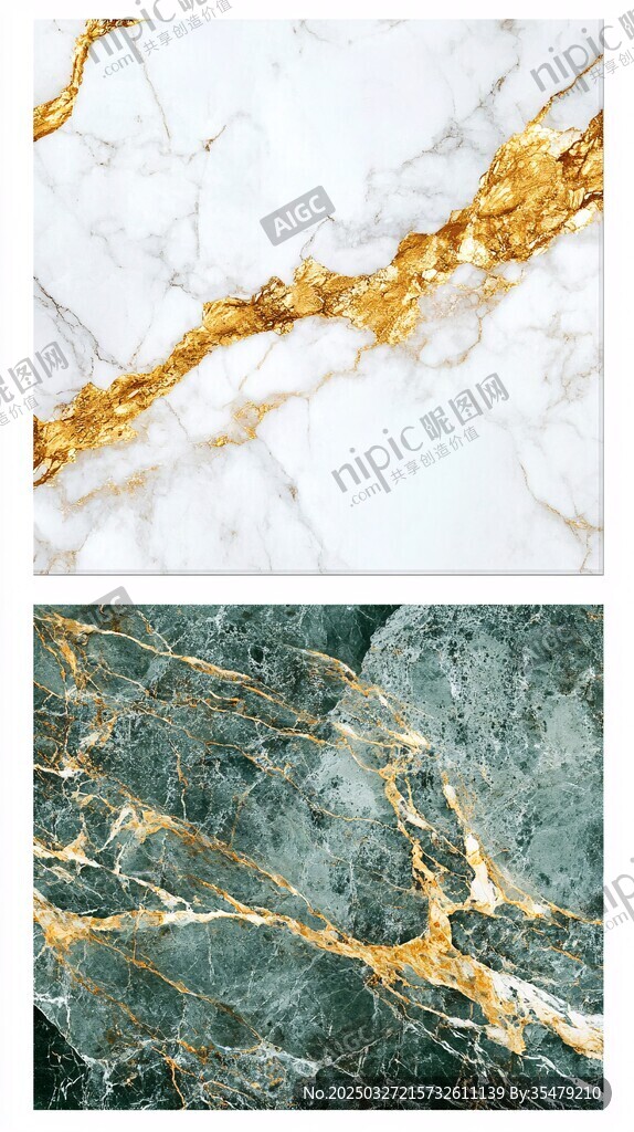 奢華大理石紋理圖案展示
