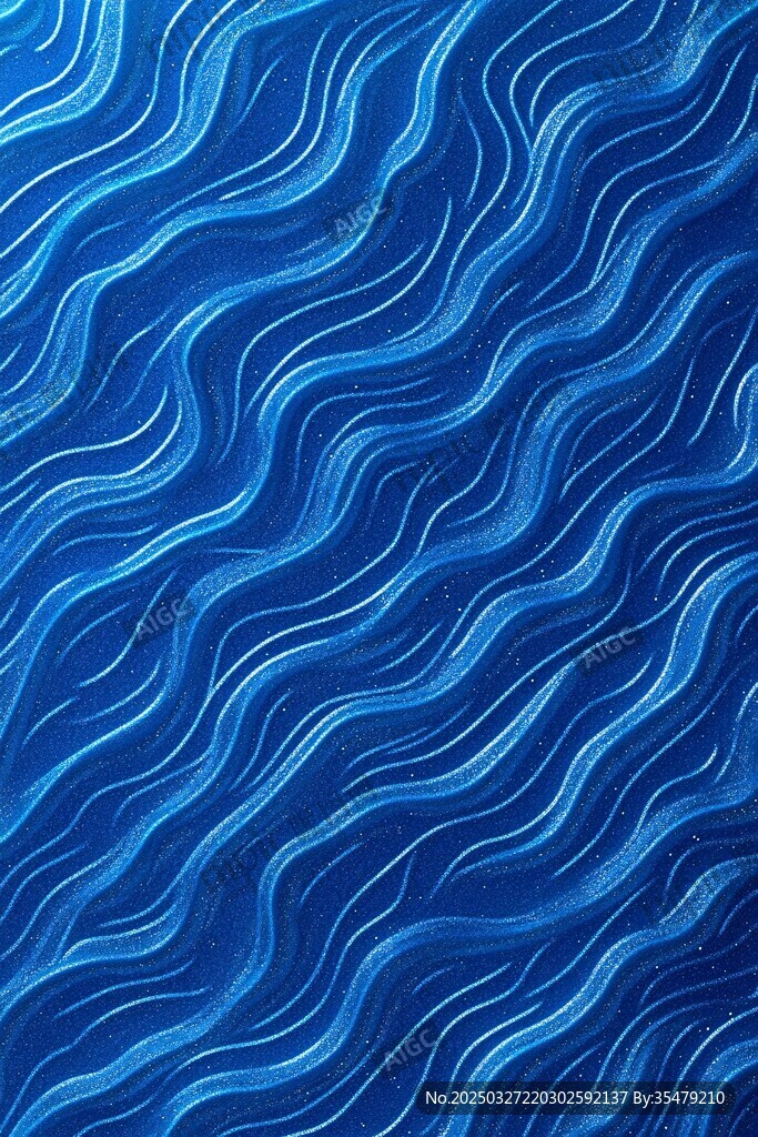 藍色波浪紋理背景圖案