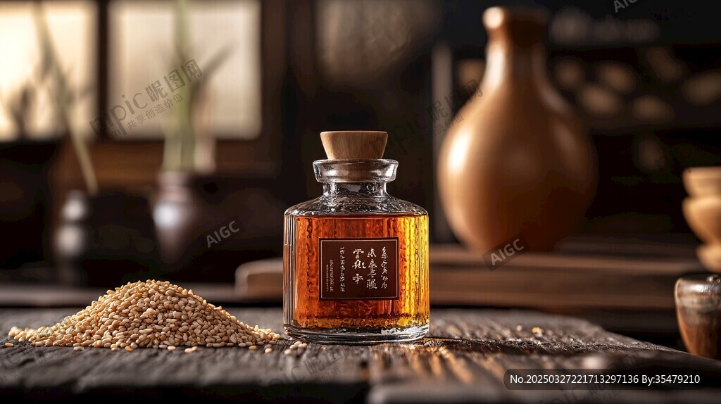 古雅氛圍中的醇香酒液