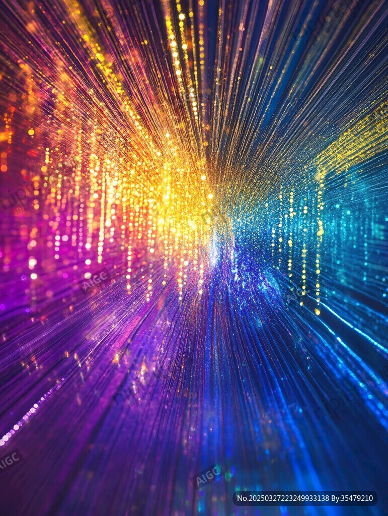 絢麗光影隧道 未來感特效