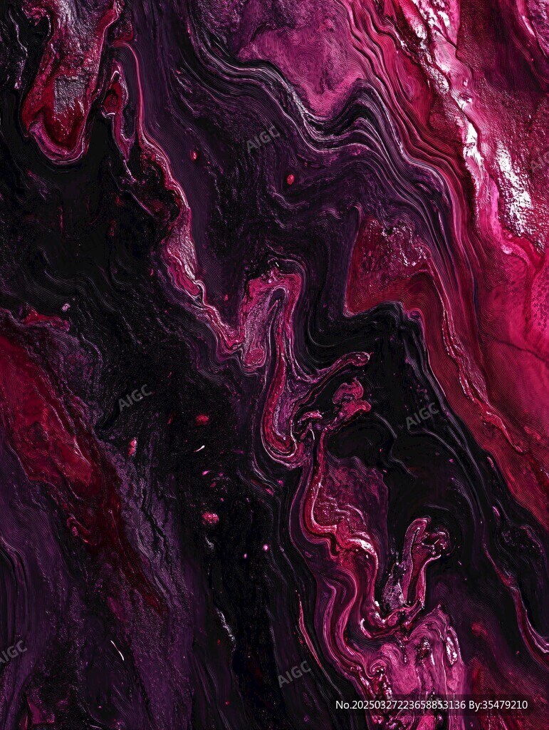 夢幻紫黑流體藝術紋理