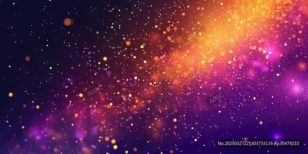 夢(mèng)幻星空粒子背景圖