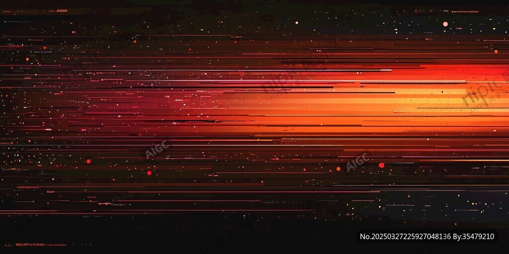 炫彩動感線條星空背景圖