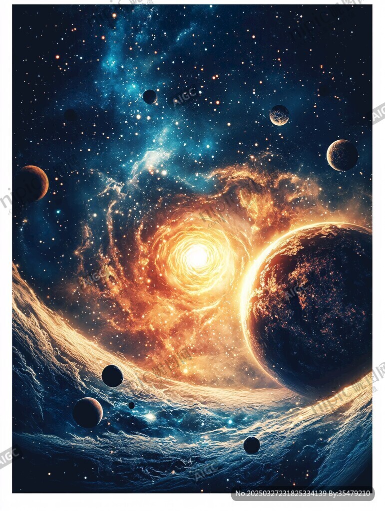 夢(mèng)幻宇宙星系壯麗景觀