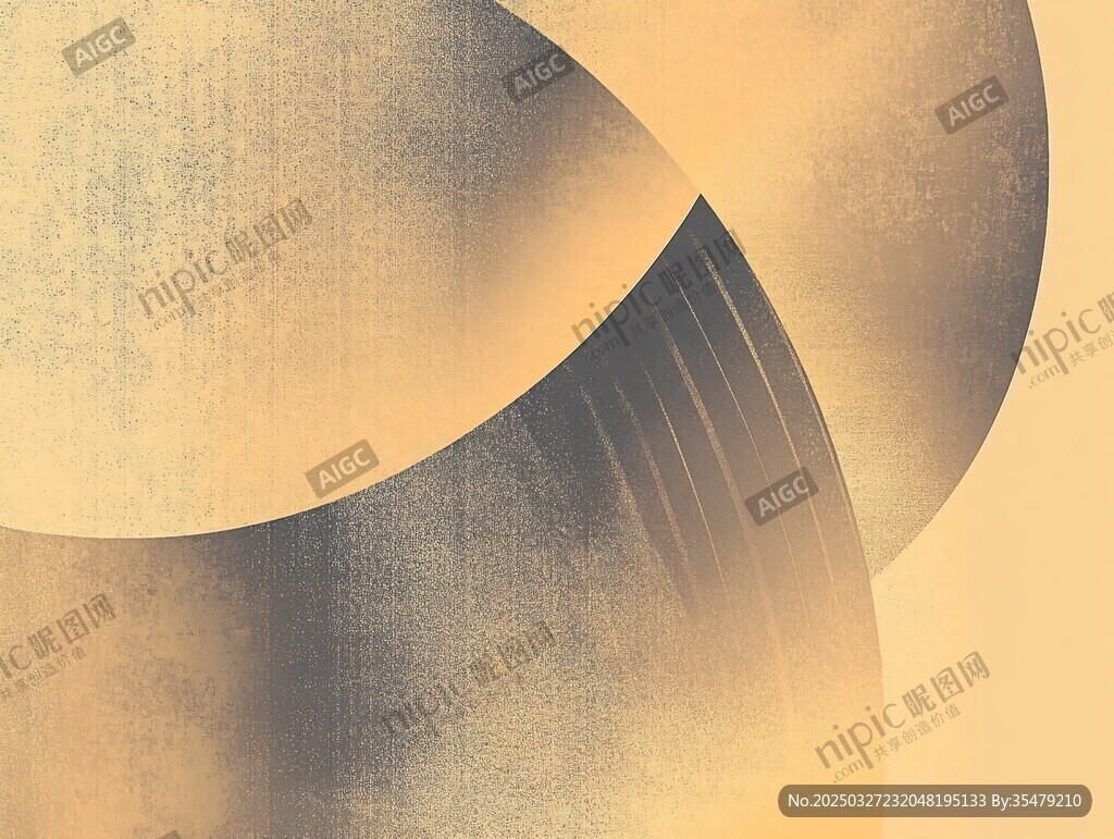 金色幾何抽象藝術(shù)圖案