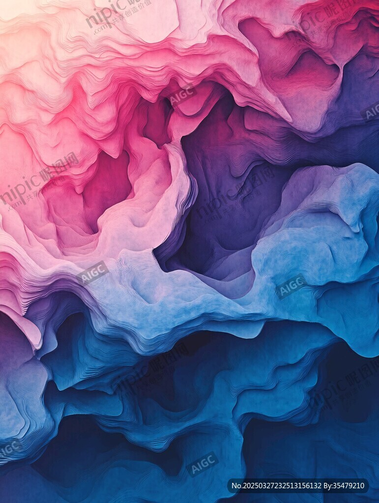 夢幻色彩的抽象紋理圖案