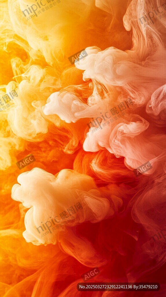 夢(mèng)幻色彩煙霧藝術(shù)圖景