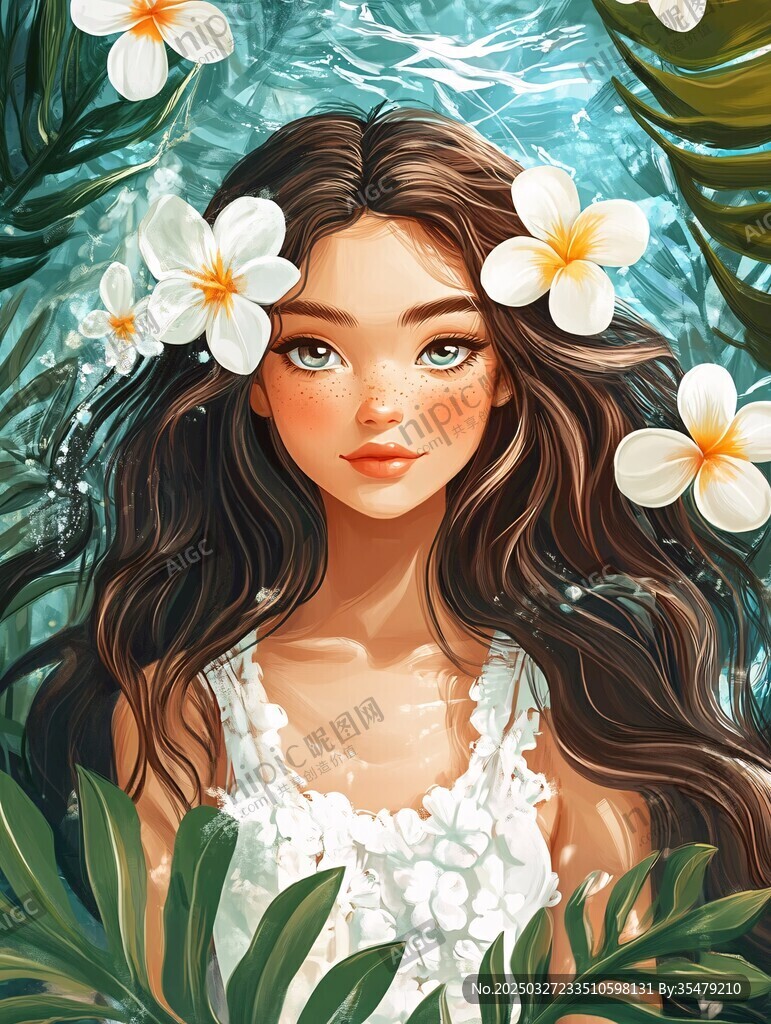 水中花漾少女