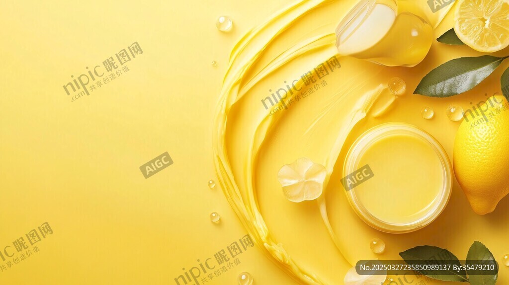 檸檬護(hù)膚用品清新展示
