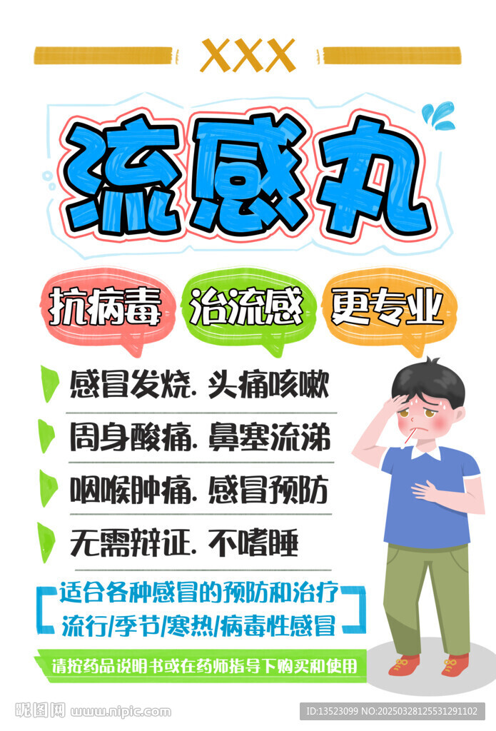 藥品POP手繪海報