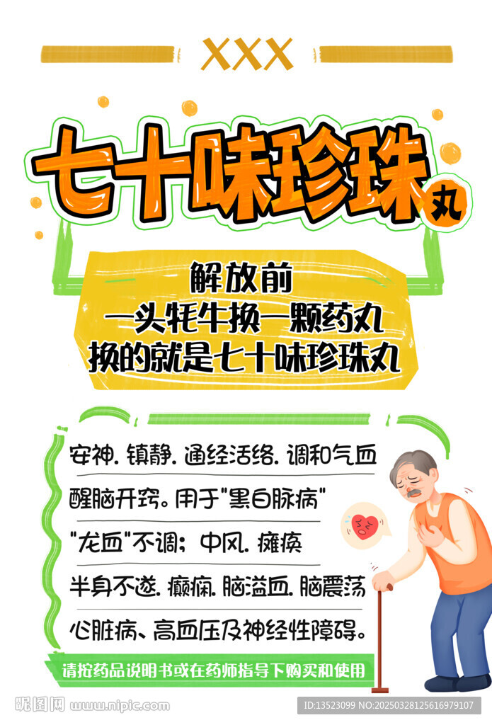 藥品POP手繪海報