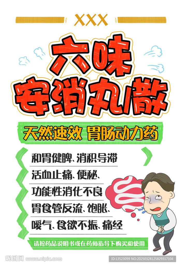 藥品POP手繪海報