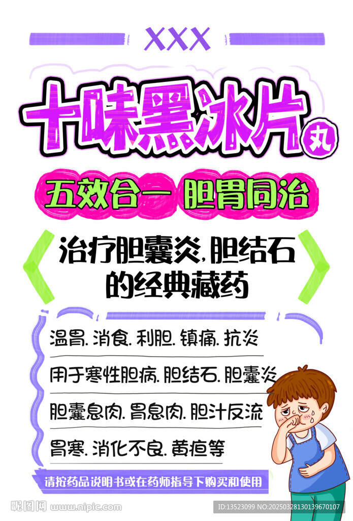 藥品POP手繪海報