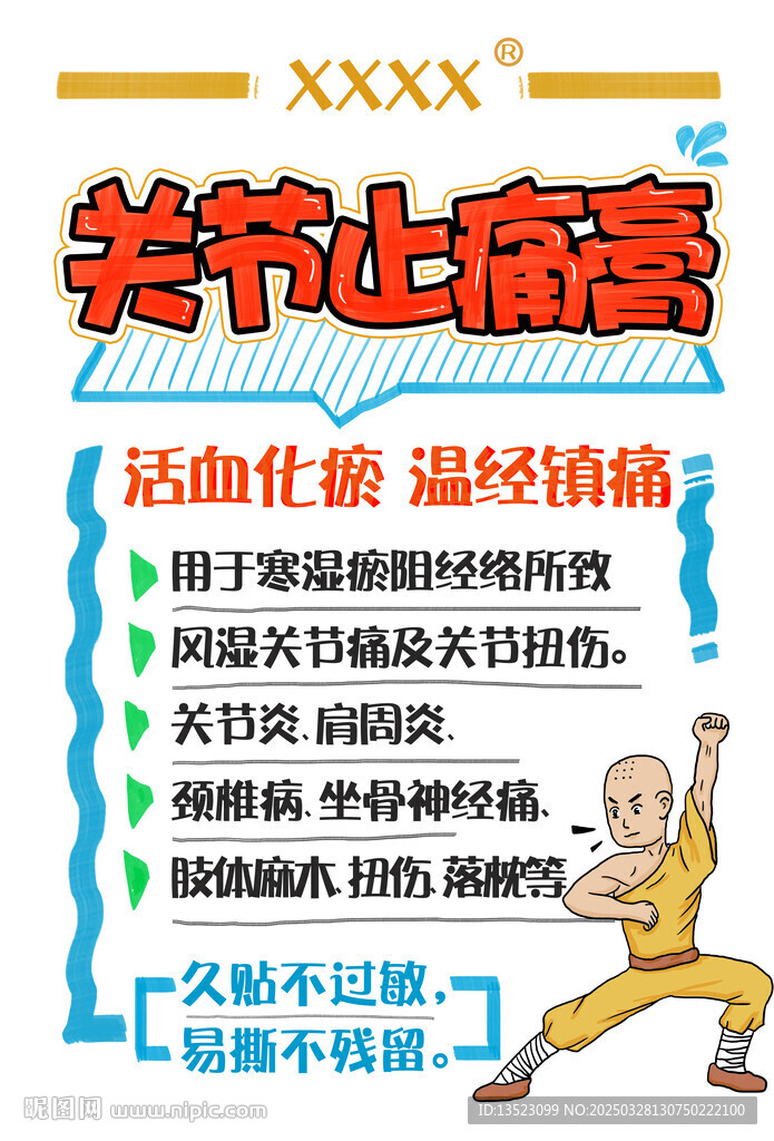 藥品POP手繪海報