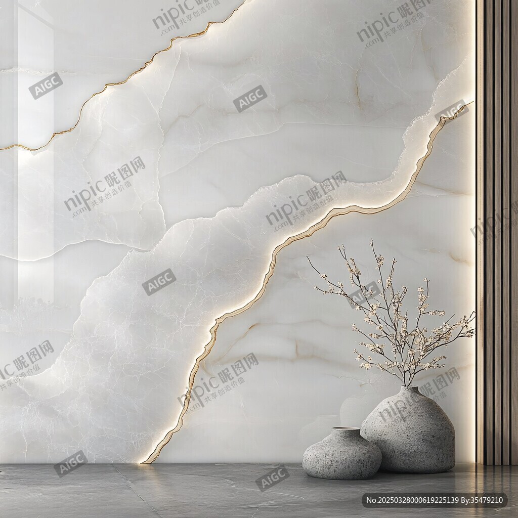 簡約大理石墻面裝飾藝術(shù)