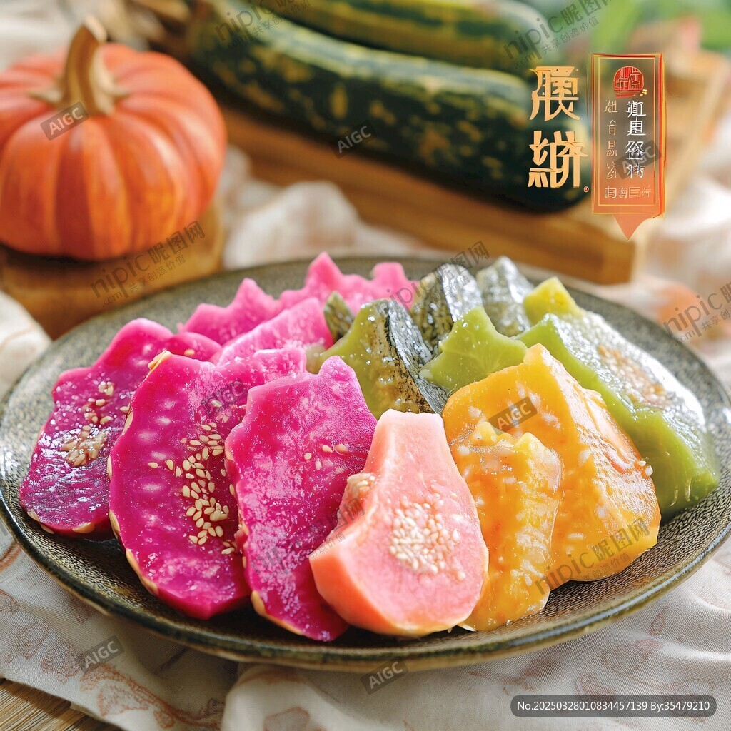 多彩糕點拼盤 傳統美味