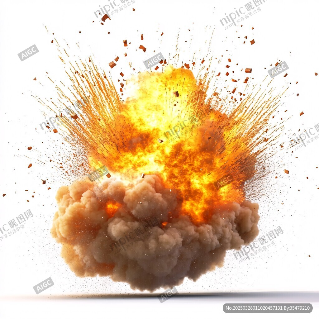 爆炸瞬間特效畫面