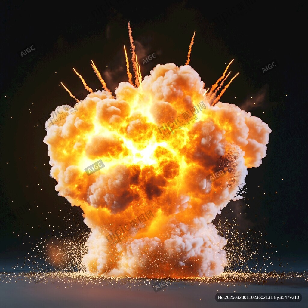 震撼爆炸瞬間視覺盛宴