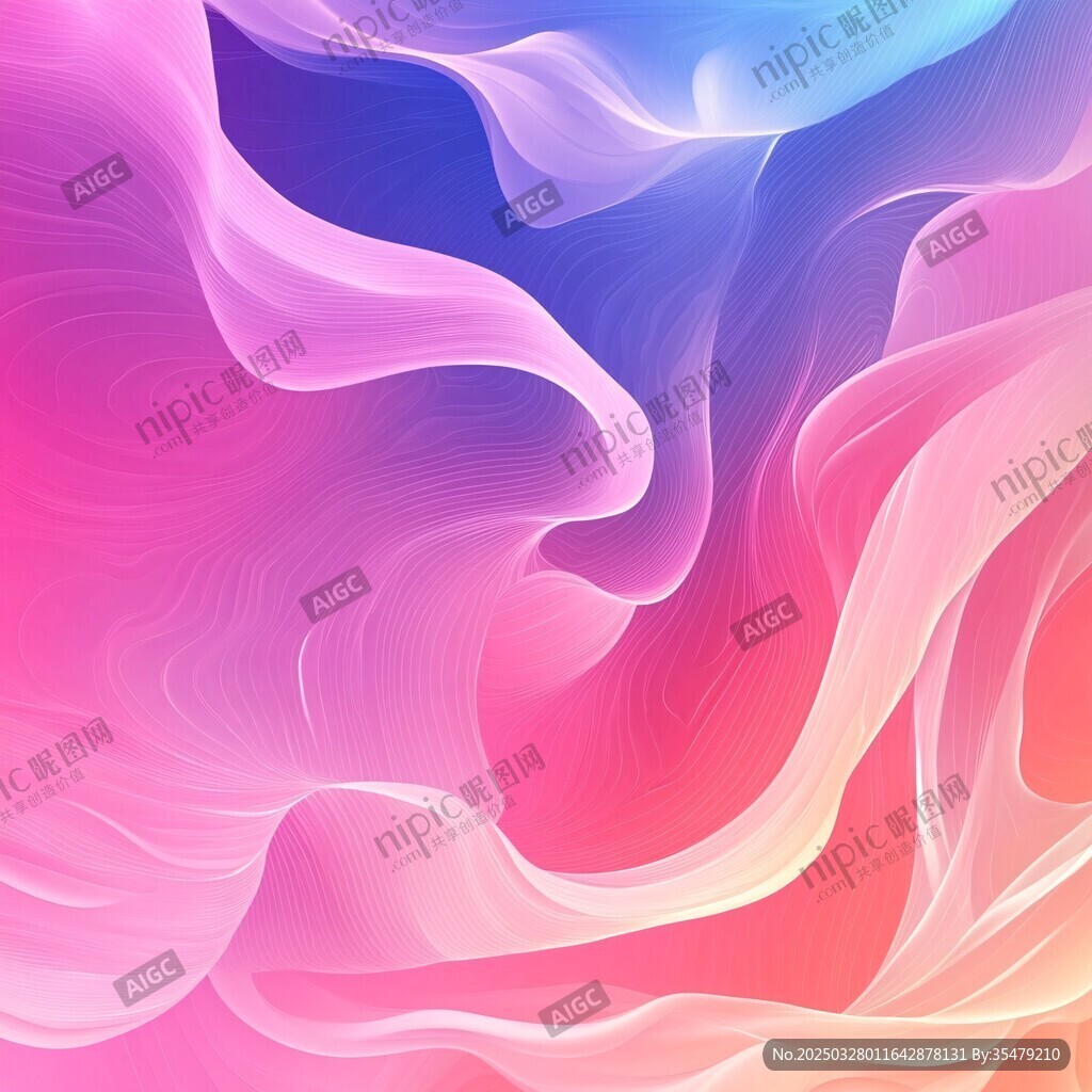 夢幻漸變流體藝術背景圖
