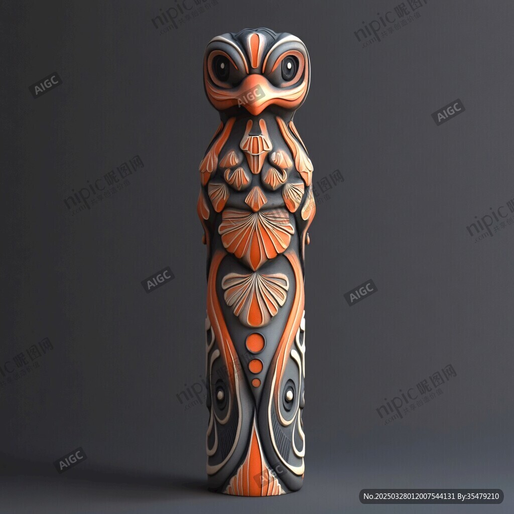 鷹形木雕藝術(shù)品精美展示