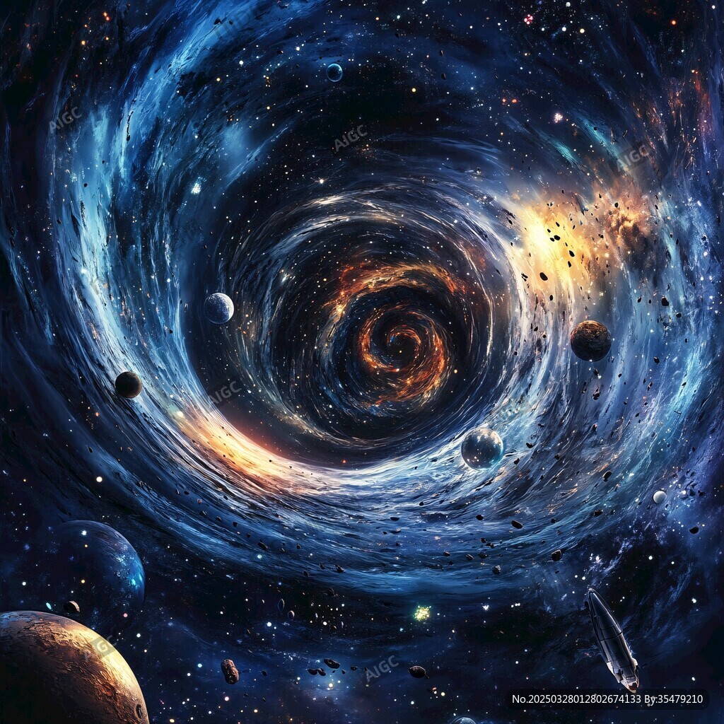 夢幻宇宙漩渦中的行星奇觀