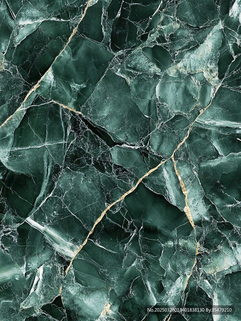深綠大理石紋理背景