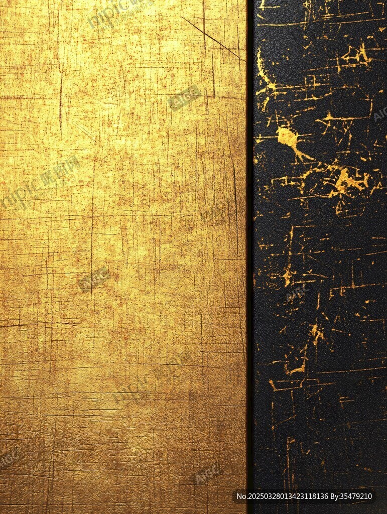 金色紋理拼接背景圖