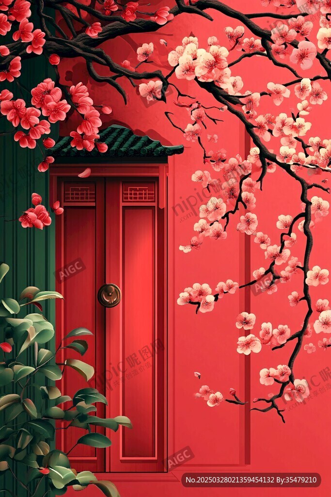 朱門繁花 中式古典景致