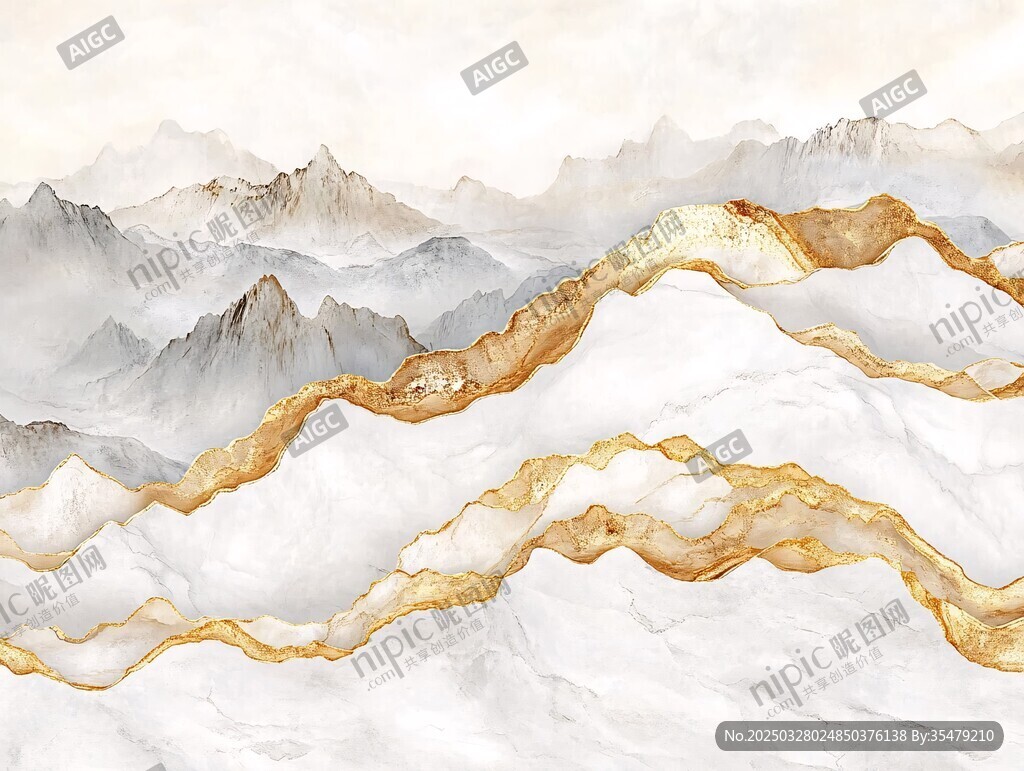 金紋山水大理石紋理圖案