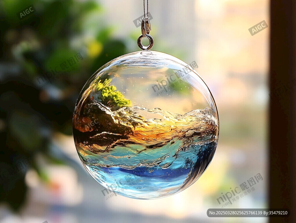 玻璃球中的微觀夢幻世界