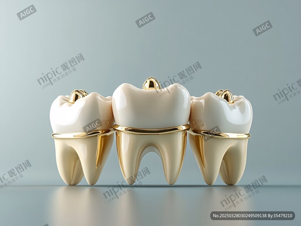精美金牙模型展示