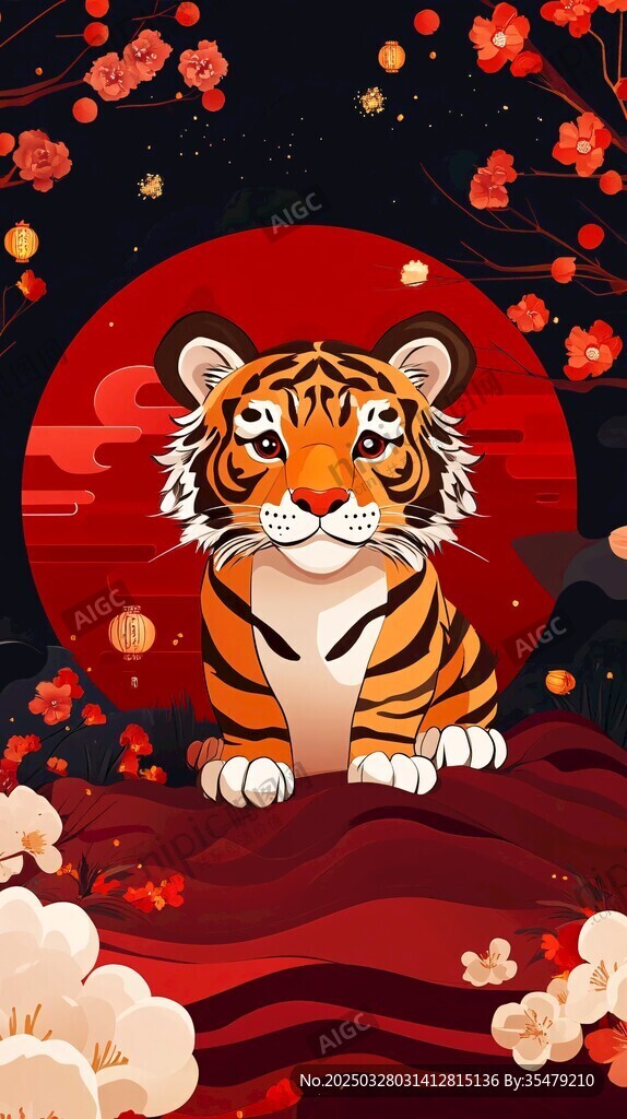 虎年祥瑞圖