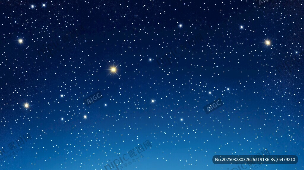 夢幻星空背景圖